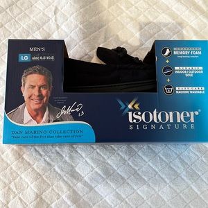 NWT, new in box, men’s slippers